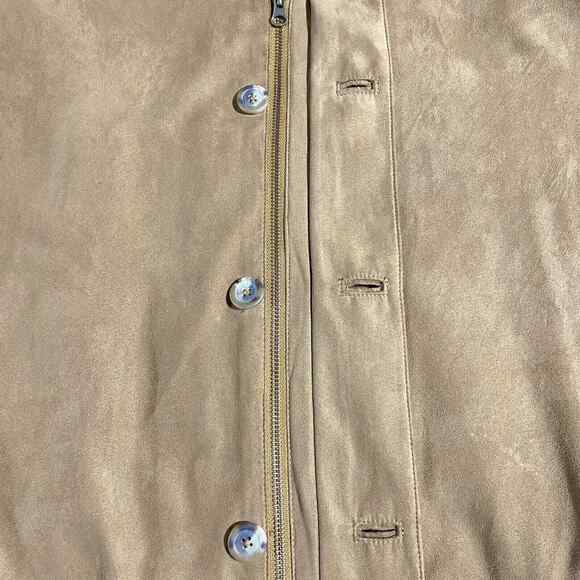 Cutter and Buck Microsuede Lightweight Coat Men's Extra Large Zip Up Microsuede - Picture 5 of 10